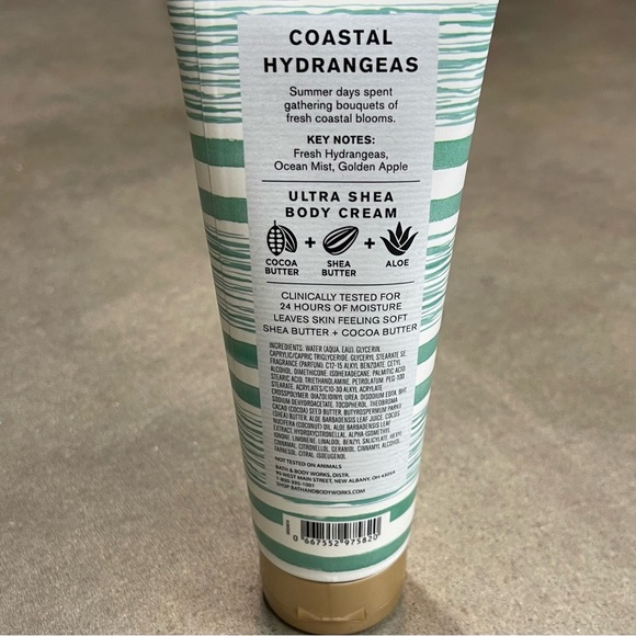Bath & Body Works Coastal Hydrangeas Ultra Shea Body Cream - Picture 4 of 5